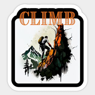 Climbing Is My Passion 2 Sticker